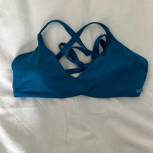 Roxy blue crossback bikini size small